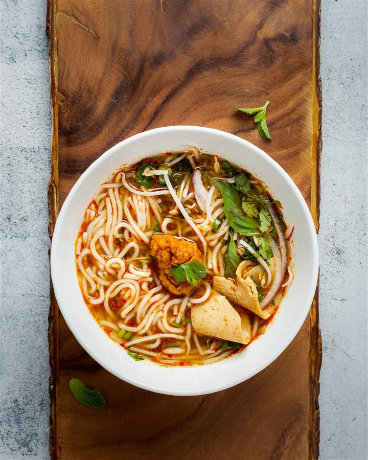 Bowl of noodle soup